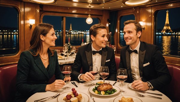 Expérience inoubliable : dîner croisière de noël sur la seine à paris